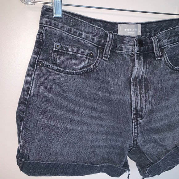 Everlane The Denim Short Organic Cotton Grey 26 - Picture 5 of 8